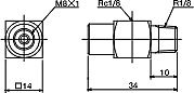 adapter　EA・TA型　Dimensional drawing