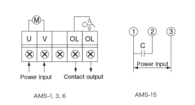 电动微少量吐出齿轮泵  AMS型
泵电路图