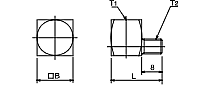 adapter　EA・TA型　Dimensional drawing