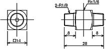 Connector　SC・EC・TC型　Dimensional drawing