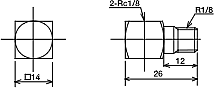 Connector　SC・EC・TC型　Dimensional drawing