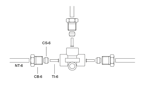 PJ type(Main pipe branch junction）
 NylonPipeNT-6 Connection example