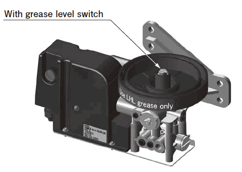 Grease level switch