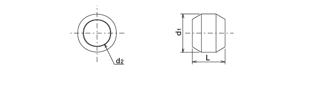 CN · CB · CS · TI type(Compression・Parts）
 Dimensions
