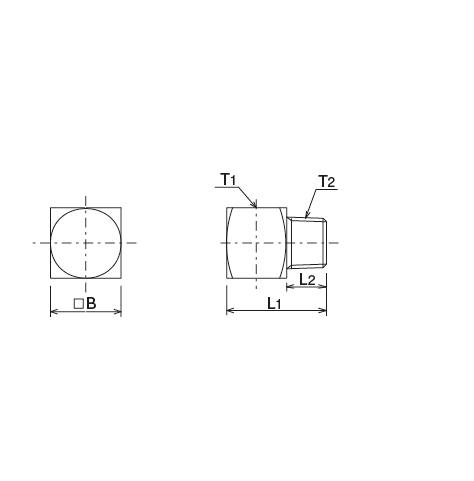 EA4 · EA6 · EAR Type (adapter)
 Dimensional Drawing