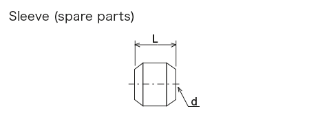 High pressure fitting (for Copper Tube)
 Dimensions