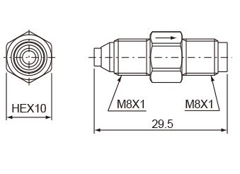 HJB type(Flow unit）

 Dimensional Drawing