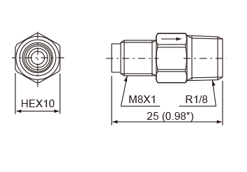 HSA · HJB · HTU type(Flow unit） Dimensional Drawing