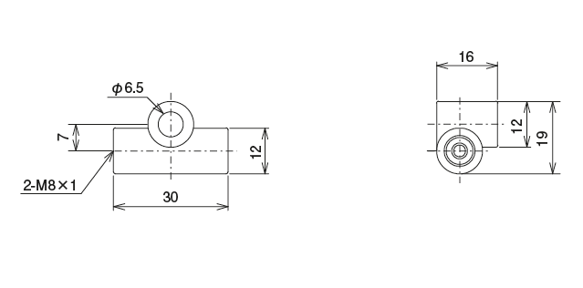 PJ type junction
 Dimensional Drawing