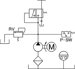 Hydraulic circuit drawing